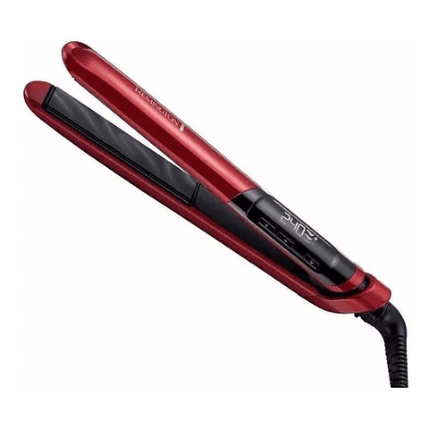 Plancha de cabello Remington Professional Silk S9600 roja y negra 120V/240V