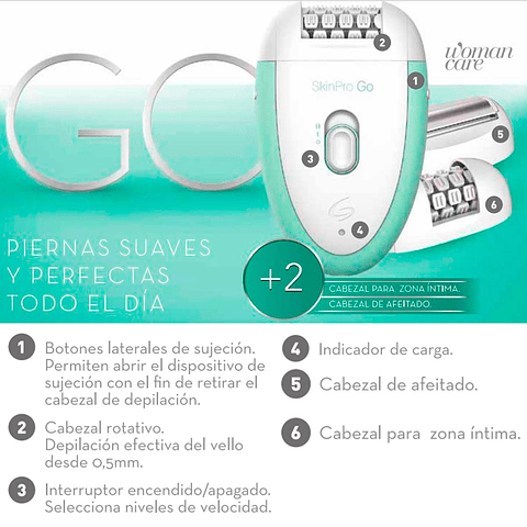 Depiladora Skin Pro Go 2