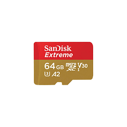 Tajeta de Memoria Micro SD 64 GB Sandisk Extreme SDSQXAH/64