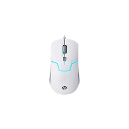 MOUSE OPTICO HEWLETT PACKARD M100S/WT ALAMBRICO PARA JUEGO NIVEL BASICO. WHITE