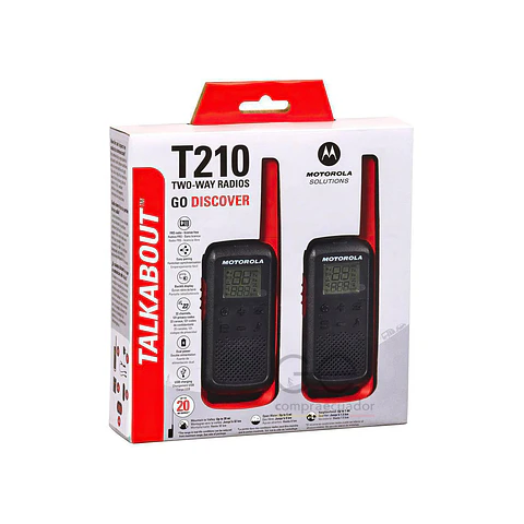 RADIOCOMUNICACION MOTOROLA T210CL 462-467MHZ TWIN PACK