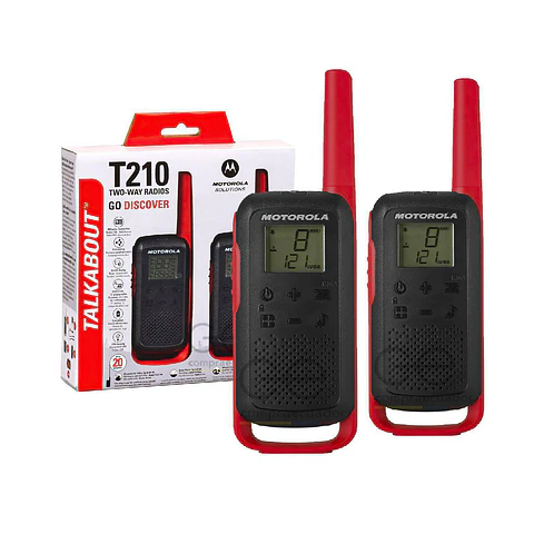 RADIOCOMUNICACION MOTOROLA T210CL 462-467MHZ TWIN PACK