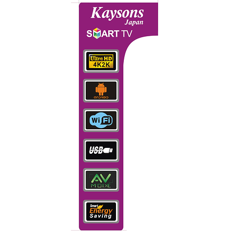 TELEVISORES   LED 32PLG. KAYSONS TVS-M32 DLED HD ANDROID 11.0