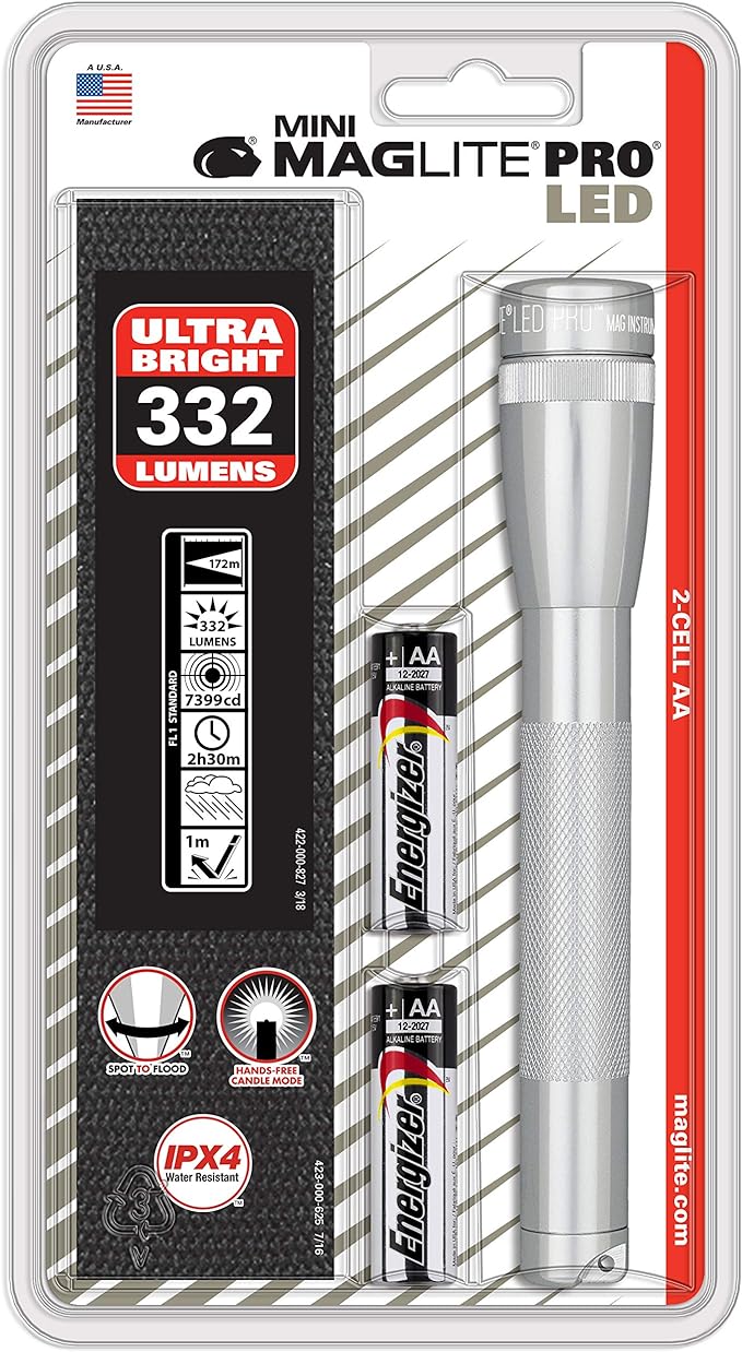 LINTERNA MAGLITE SP2P10H PRO LED SILVER