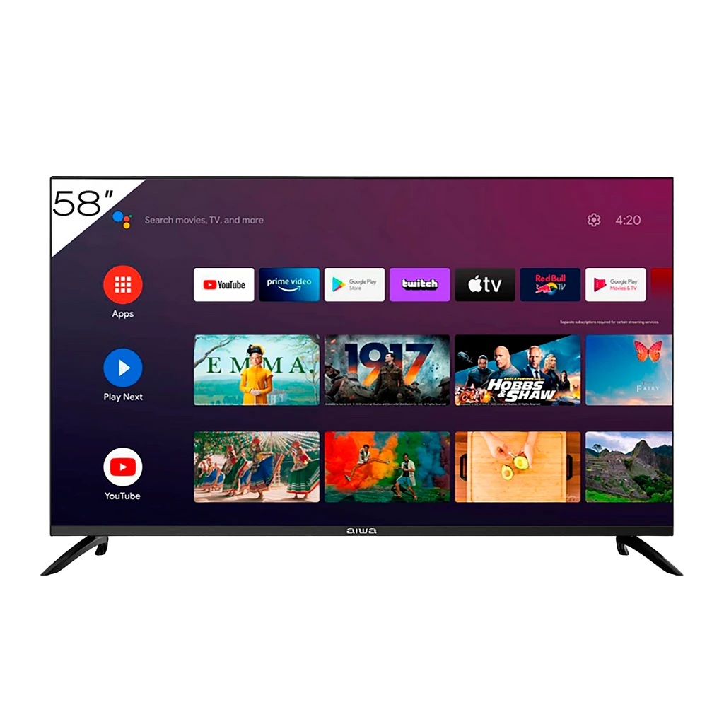 TELEVISOR Smart TV de 58 Aiwa AW58B4K