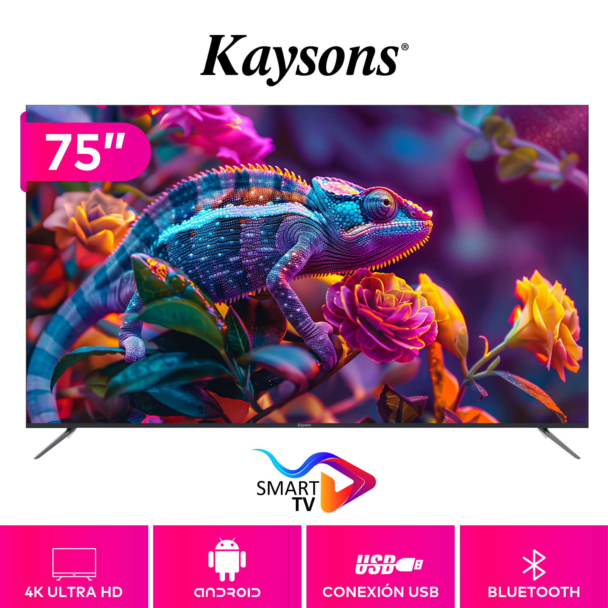TELEVISORES   LED 75PLG. KAYSONS