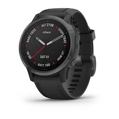 GARMIN fenix 6S Sapphire Carbon Gray DLC C/Black 010-02159-27