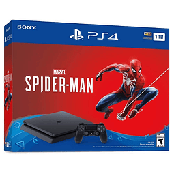 Consola de juego Sony Playstation 4 1TB con Juego Spiderman