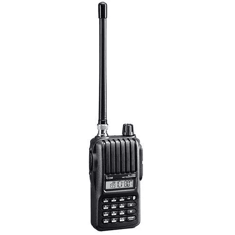 RADIO PORTATIL ICOM IC V80, VHF, BANDA CORRIDA, 5.5 W