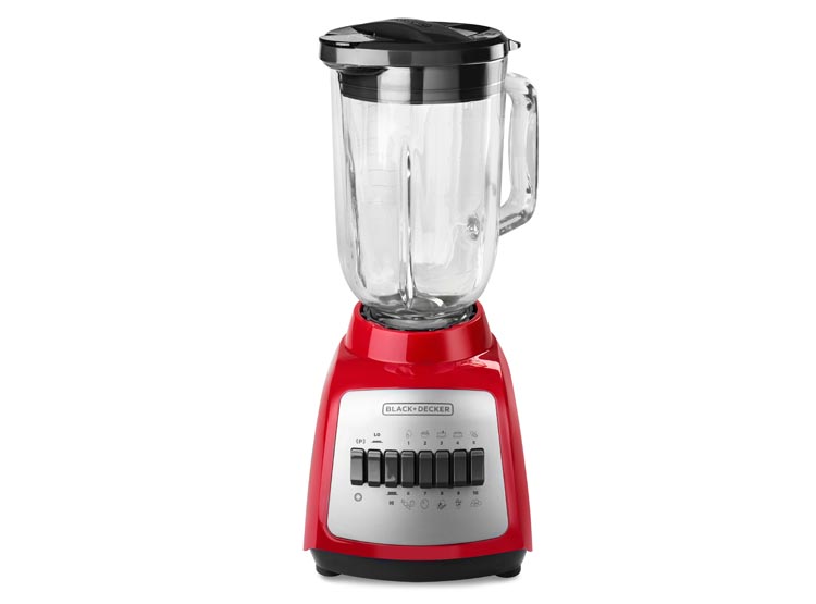 Licuadora Black+Decker BLBD210GT 1.25L Vidrio Azul 550W