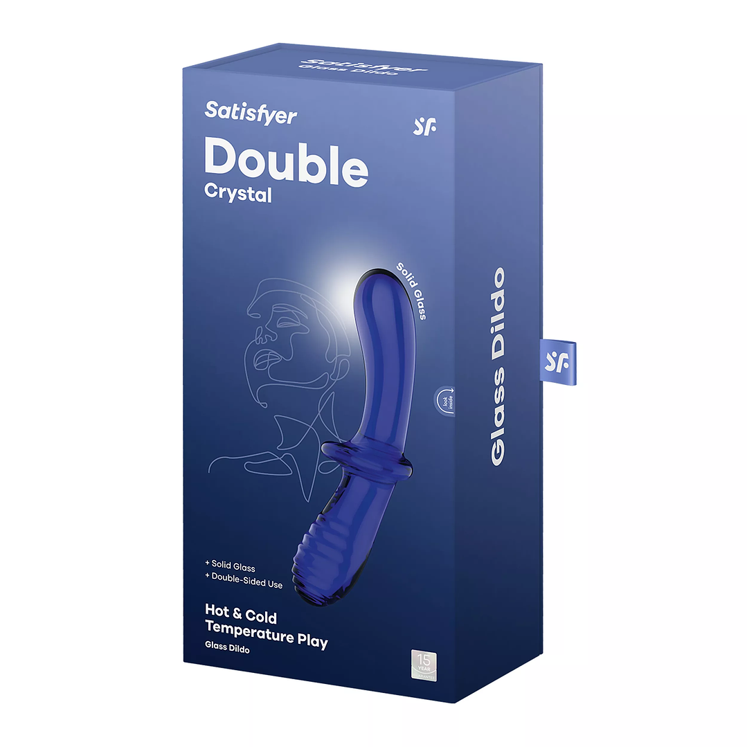 Dildo Unisex Satisfyer Cristal Doble 1