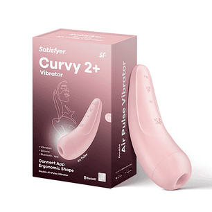 Vibrador c/ pulso de aire Satisfyer Curvy 2 + 