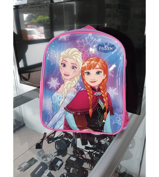Mochila Disney Frozen Elsa e Anna 27 cm