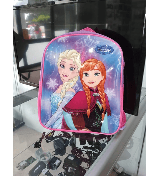 Mochila Disney Frozen Elsa e Anna 27 cm