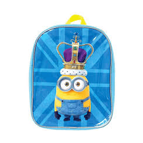 Mochila Escolar Minions "British Crown" 25x31 cm