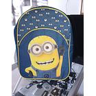 Mochila Minions Azul Escuro 39x29x11cm 1