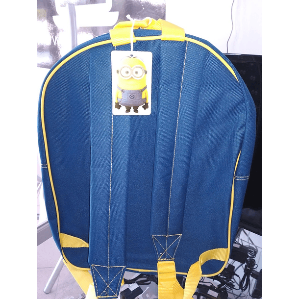 Mochila Minions Azul Escuro 39x29x11cm 2