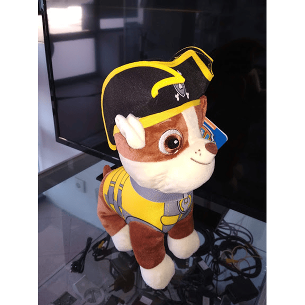 Peluche Patrulha Pata Pirata Rubble 30 cm 3