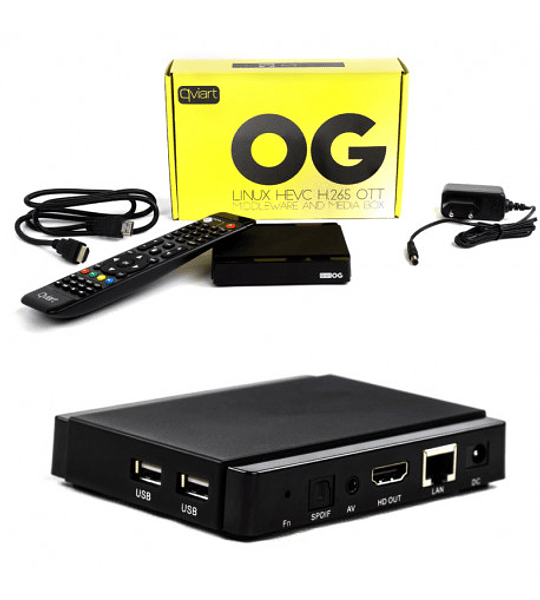 Qviart OG Linux-OS IPTV OTT H.265 