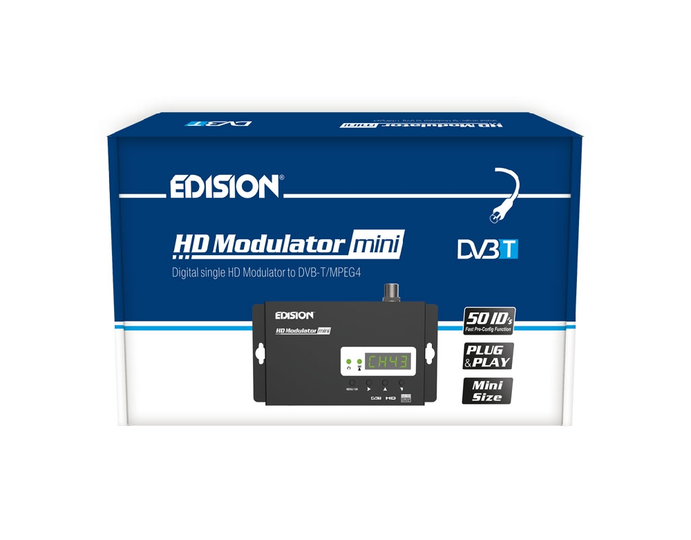 MODULADOR DVB-T EDISION - Moduladores - Delta