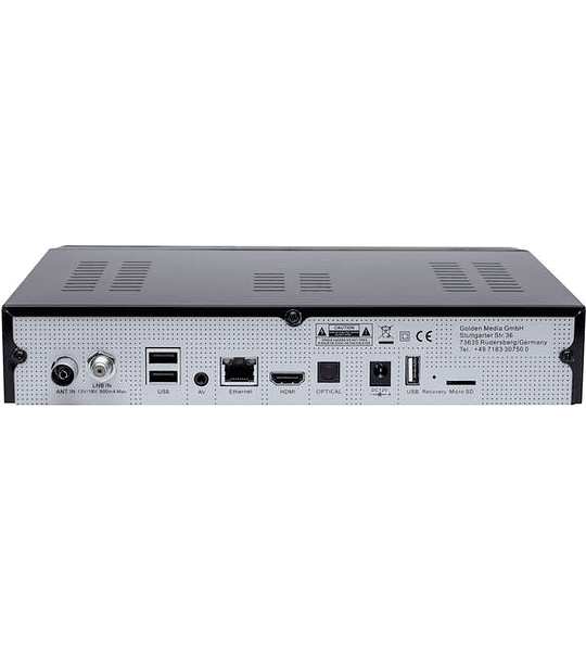 Golden Interstar Hypro 4K UHD H.265 Combo Receiver DVB-S2 + DVB-T2 H.265 HEVC + DVB-C