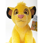 Peluche Disney Rei Leão Simba Júnior 30cm com som 3
