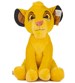 Peluche Disney Rei Leão Simba Júnior 50cm com som