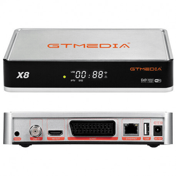 GTMEDIA X8 DVB-S2/S2X H.265 HEVC 3
