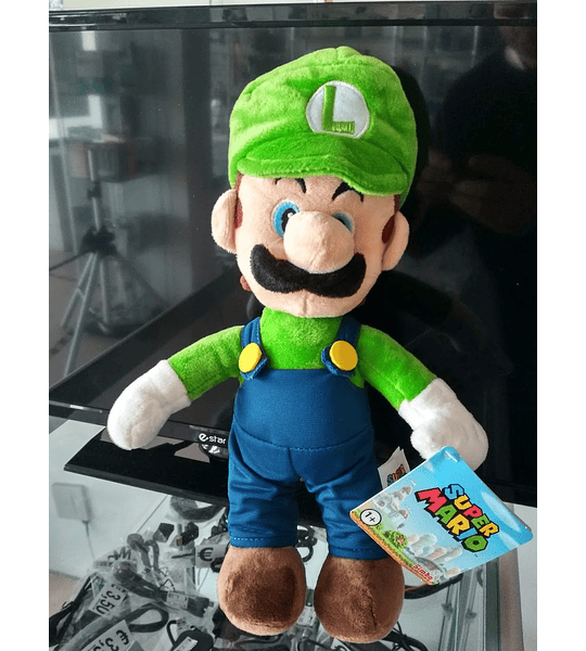 Peluche HQ Luigi Super Mario Bros 34cm by Simba