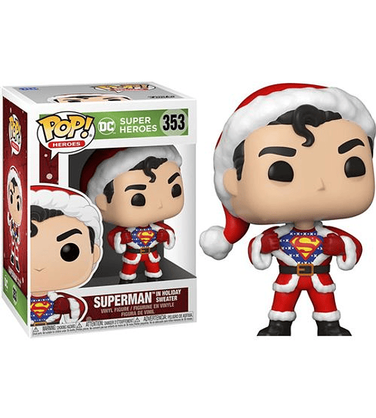 POP! DC Super Heroes Superman in Holiday Sweater 353