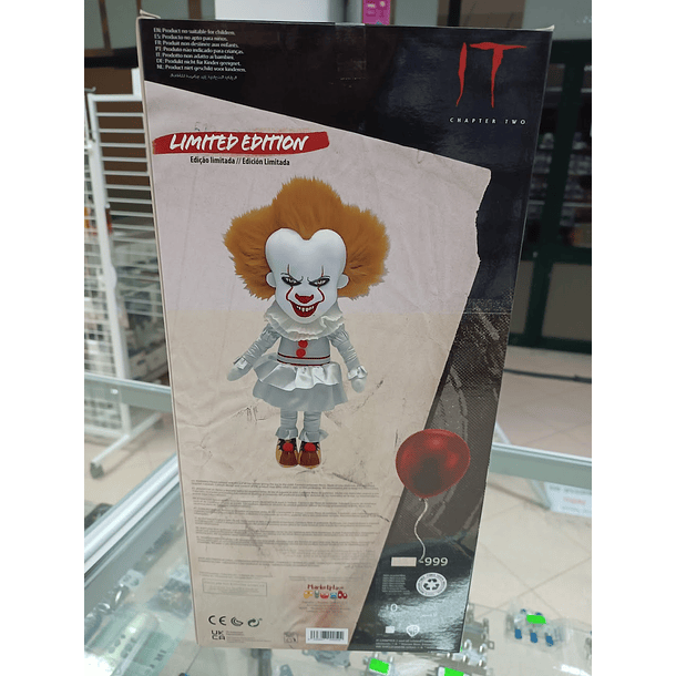 Peluche Pennywise IT a coisa 43cm em giftbox  Edição Especial Limitada 12