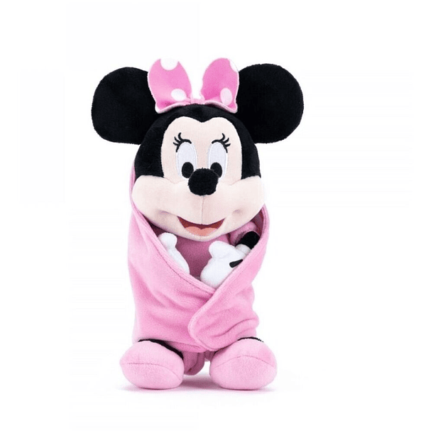 Peluche Disney Minnie com manta 27cm 1