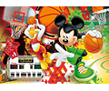 Puzzle Slim Clementoni SuperColor Mickey Mouse & Friends 15 pcs Basket