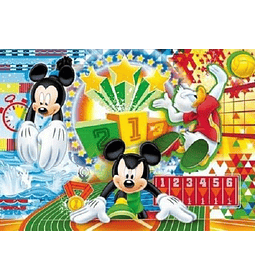 Puzzle Slim Clementoni SuperColor Mickey Mouse & Friends 15 pcs Desportos de Verão