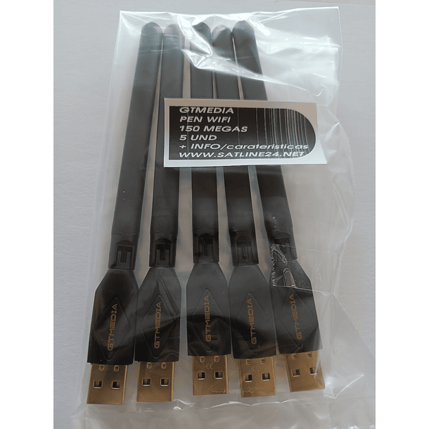 5 X GTMedia Pen Wifi 150 megas  1