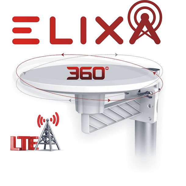 Antena Omnidireccional RED EAGLE ELIXA DVB-T/T2 360 DIRECT  4