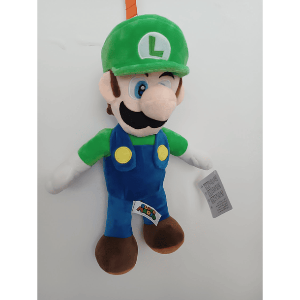 Peluche Luigi Classic Super Mario Bros 35cm 6