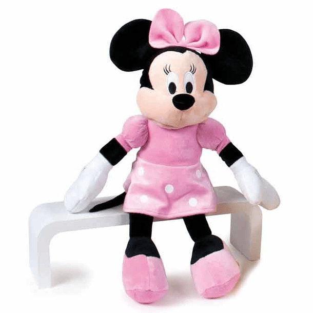 Peluche Minnie Mouse Rosa 40cm(30cm/sentado) 1