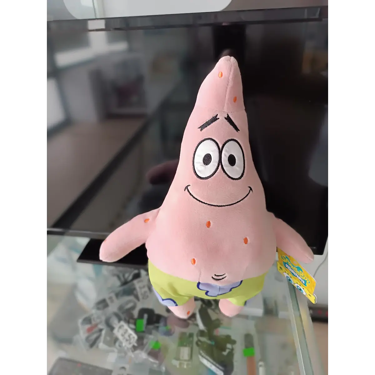 Bob l'éponge - Peluche Bob l'éponge 25th Anniversary Patrick 18 cm - Funko- Peluche et Doudou - Jeux d'éveil