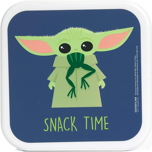 Conjunto de 3 lancheiras Star Wars Mandalorian Snack Time 3
