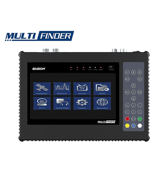EDISION MULTI-FINDER Medidor  DVB-S2/C/T2 e CCTV tester
