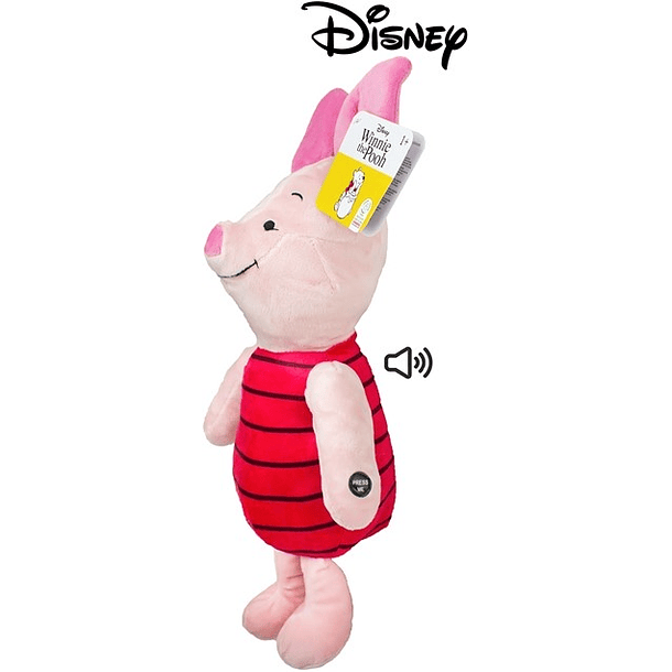 Peluche Piglet Winnie the Pooh 40cm/30cm com som 2