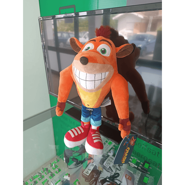 Peluche Crash Bandicoot SD Sorridente 32cm Nova Coleção 2023 2