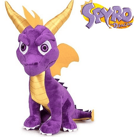 Peluche Spyro the Dragon sentado 37cm(27cm/sentado)