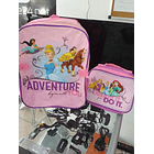 Mochila com lancheira Disney Princesas 36 cm 2