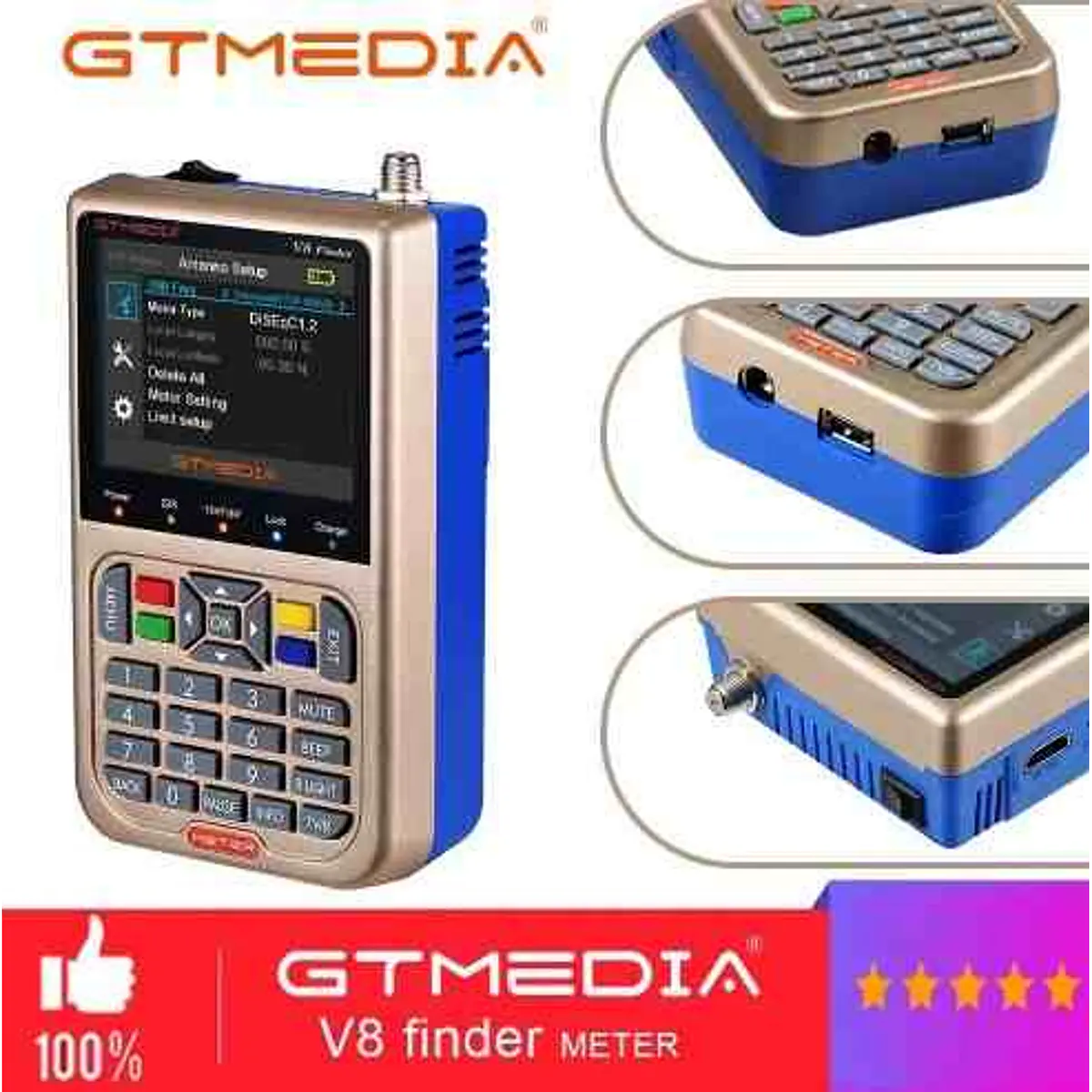 Novacom Gtmedia V8 Finder Max Full HD Görüntülü Uydu Bulucu Fiyatı ve