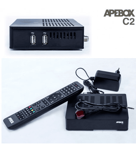 APEBOX C2 FULL HD LAN H.265 DVB-S2 + DVB-T2/C COMBO