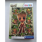 Puzzle Clementoni Marvel Groot Super Color 27x38cm 104 peças 3