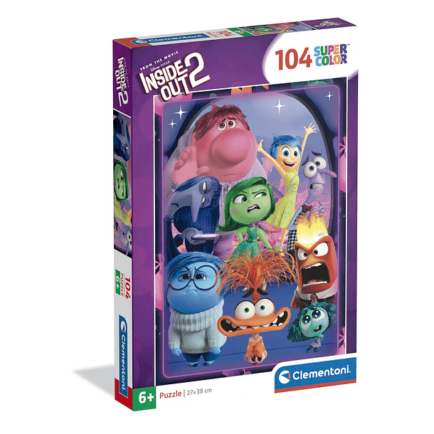 Puzzle Clementoni Disney Inside Out 2 Memories Super Color 27x38cm 104 peças 1