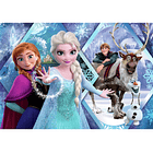 Puzzle Disney Frozen Ice Kingdom Super Color 38x27cm 104 peças 2